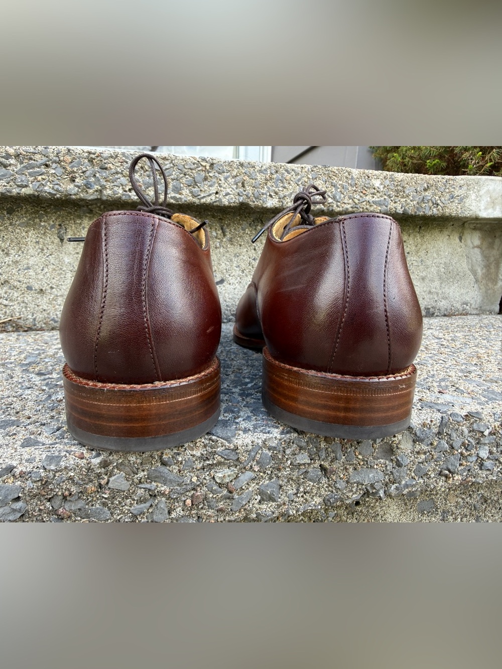 Beckett Simonon Dean oxford shoes leather 10.5 - Picture 5 of 12